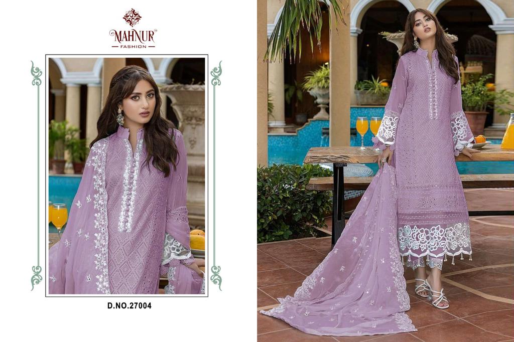 Mahnur Vol 27 Designer Pakistani Suits Catalog
